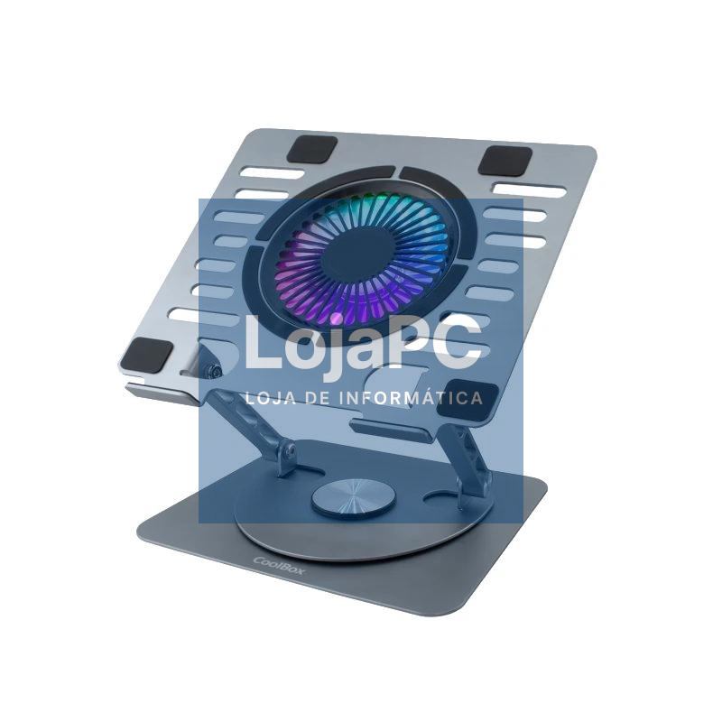 COOLBOX Base refrigerac.Portátil COOLAIR 1vent RGB