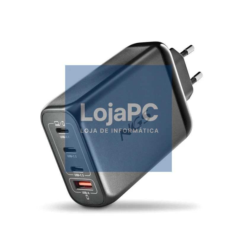 NGS CARGADOR ULTRARAPIDO140W 4 PUERTOS 3USB-C 1 US