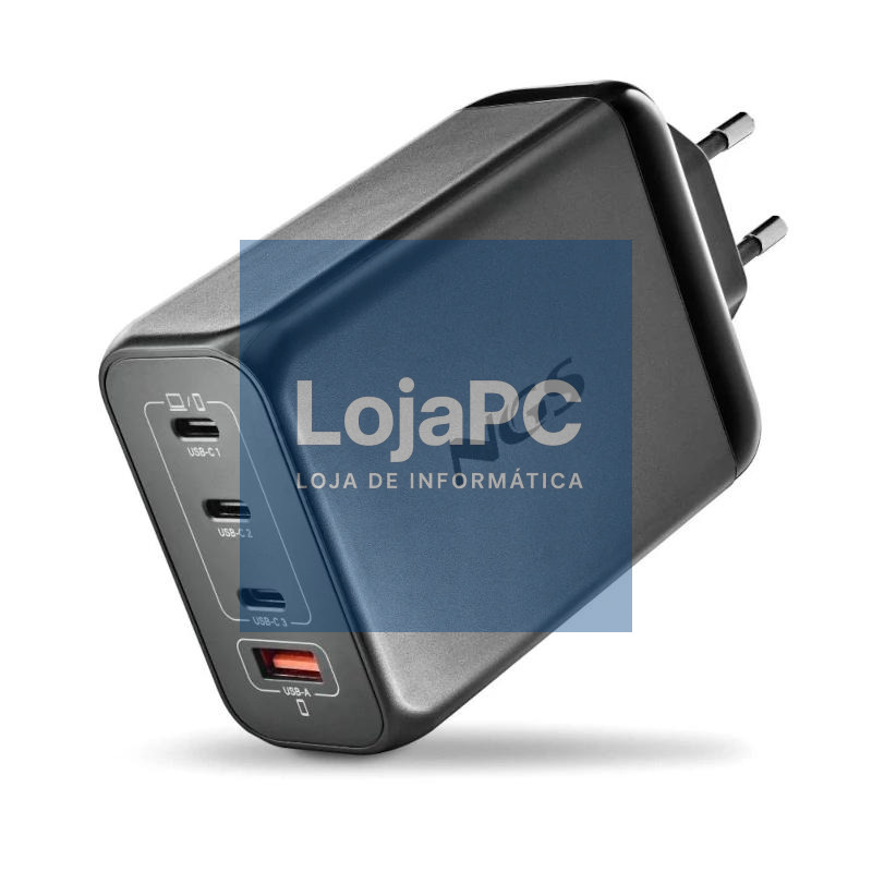 NGS CARGADOR ULTRARAPIDO240W 4 PUERTOS 3USB-C 1 US