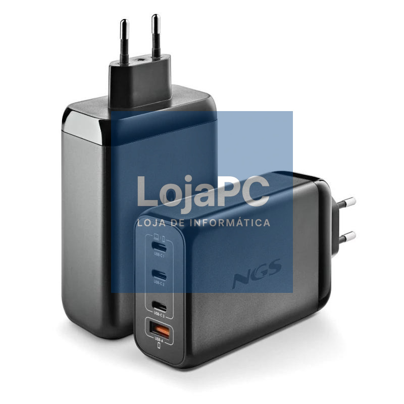 NGS CARGADOR ULTRARAPIDO240W 4 PUERTOS 3USB-C 1 US — imagem 2