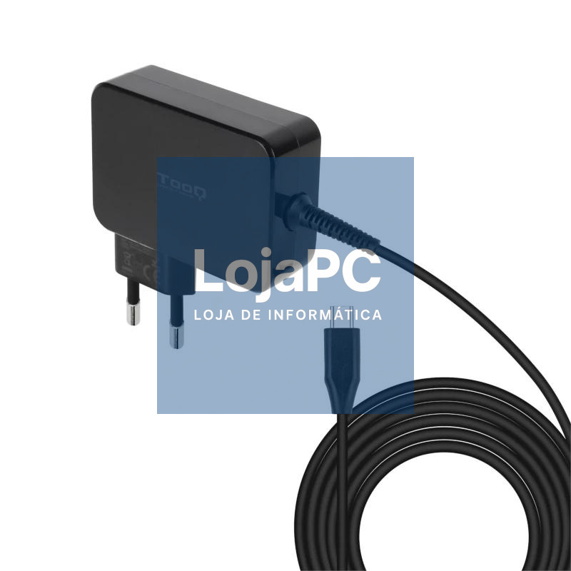 Tooq Cargador portátil GAN USB-C PD 100W Negro — imagem 3