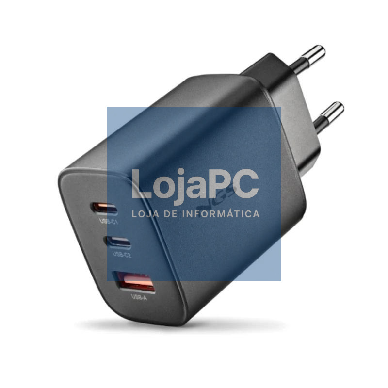 NGS CARGADOR GAN ULTRARAPIDO 65W USB-C+ USB-A
