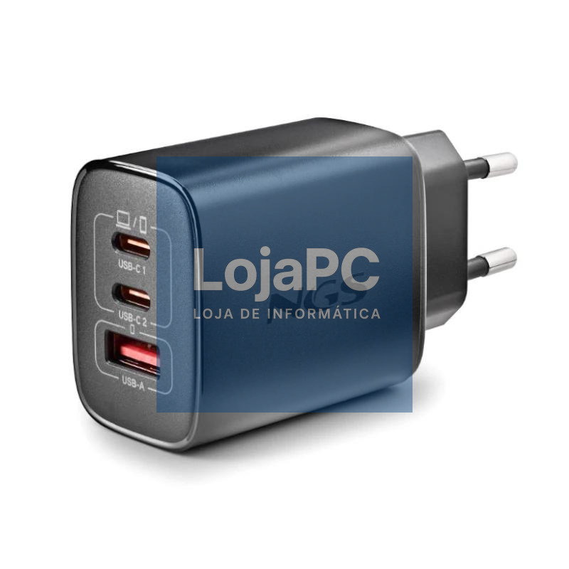 NGS CARGADOR GAN ULTRARAPIDO 65W USB-C+ USB-A — imagem 2