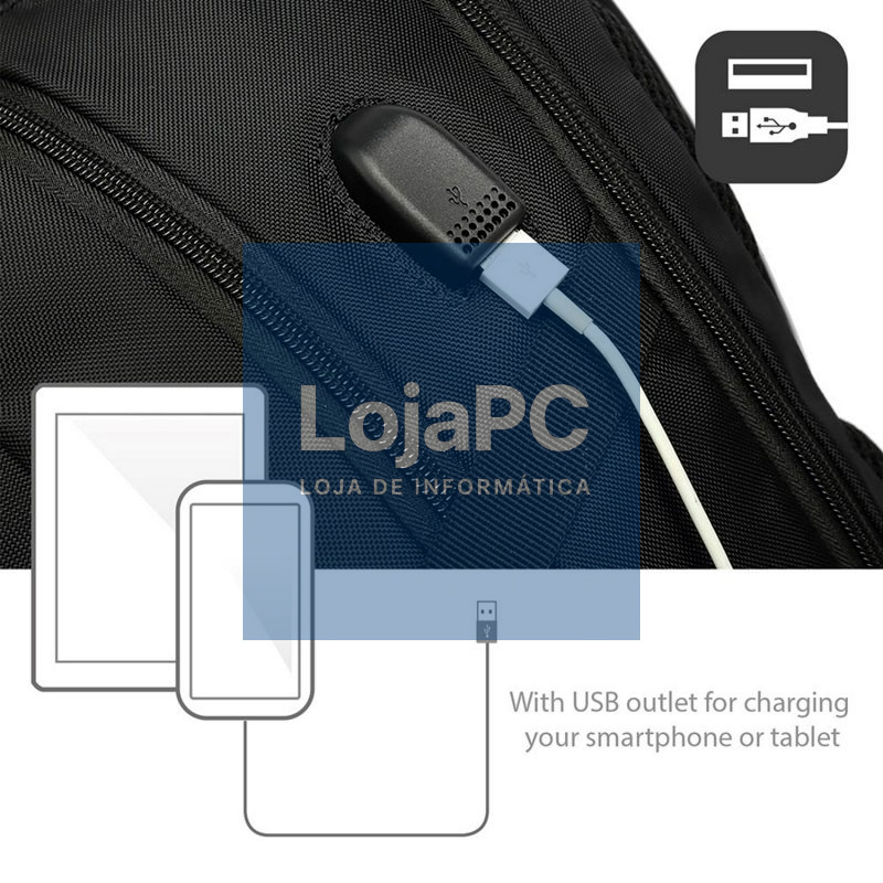 EWENT EW2526 Mochila notebook 15.6" Con puerto USB — imagem 5