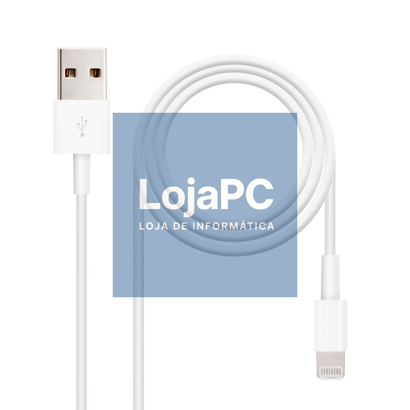 Nanocable Cable de datos/carga LIGHTNING/USB 2 M