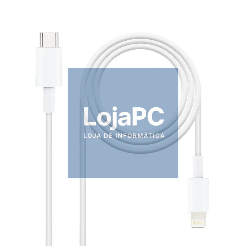 Nanocable Cable Lightning a USB-C 1 metro