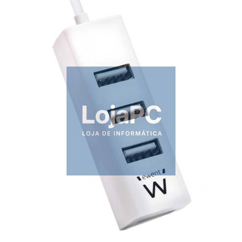 EWENT EW1122 MINI-HUB USB 4 PUERTOS BLANCO — imagem 3