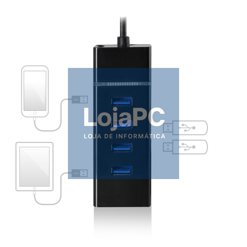 Ewent E1137 HUB USB TIPO C 4 PUEROS USB 3.1 — imagem 3