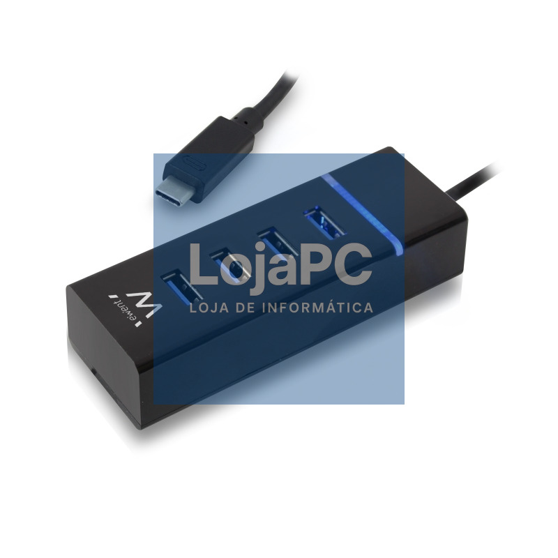 Ewent E1137 HUB USB TIPO C 4 PUEROS USB 3.1