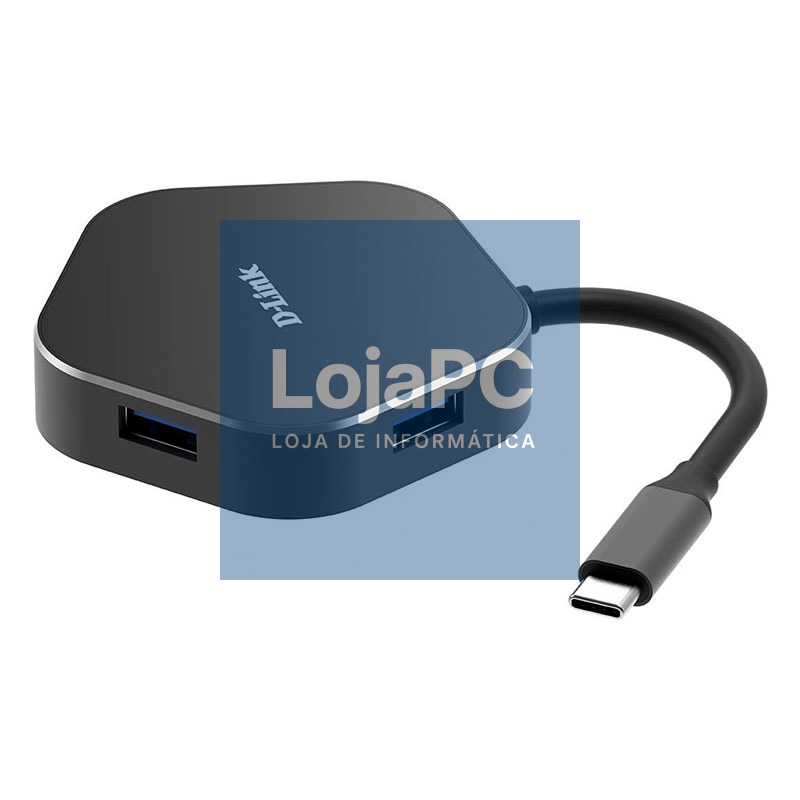 D-Link DUB-M420 Hub USB-C 4en1 HDMI/2USB 3.0/USB-C