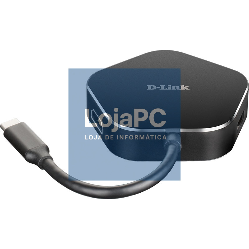 D-Link DUB-M420 Hub USB-C 4en1 HDMI/2USB 3.0/USB-C — imagem 3
