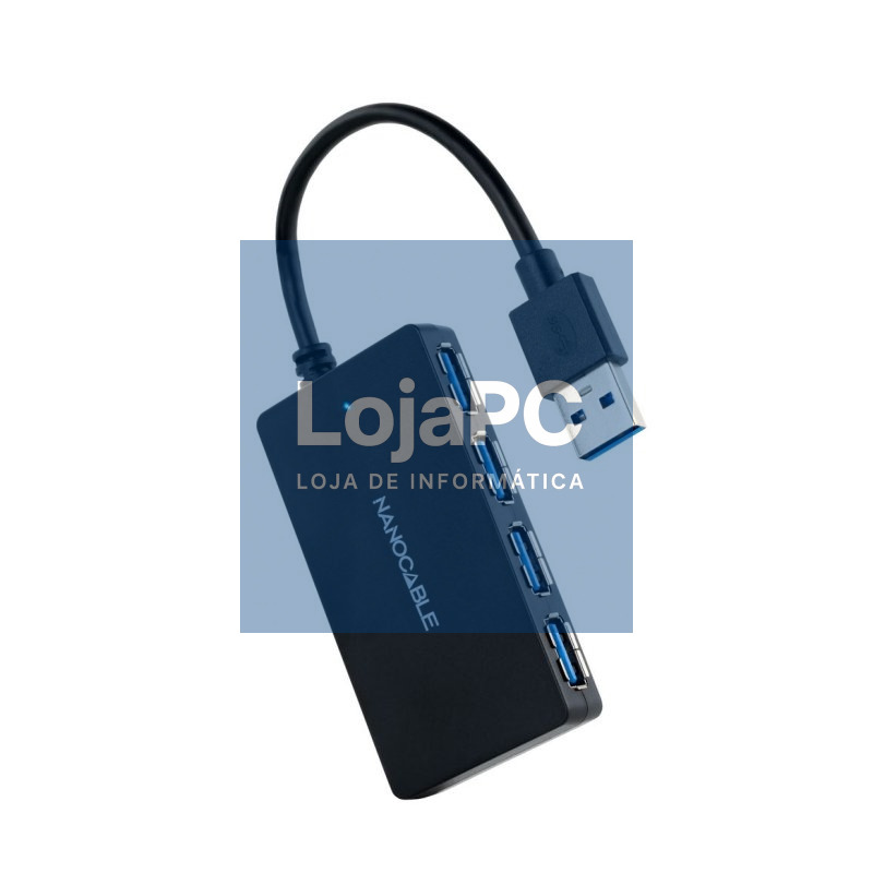 Nanocable Hub USB 3.0 con 4 Puertos de USB 3.0