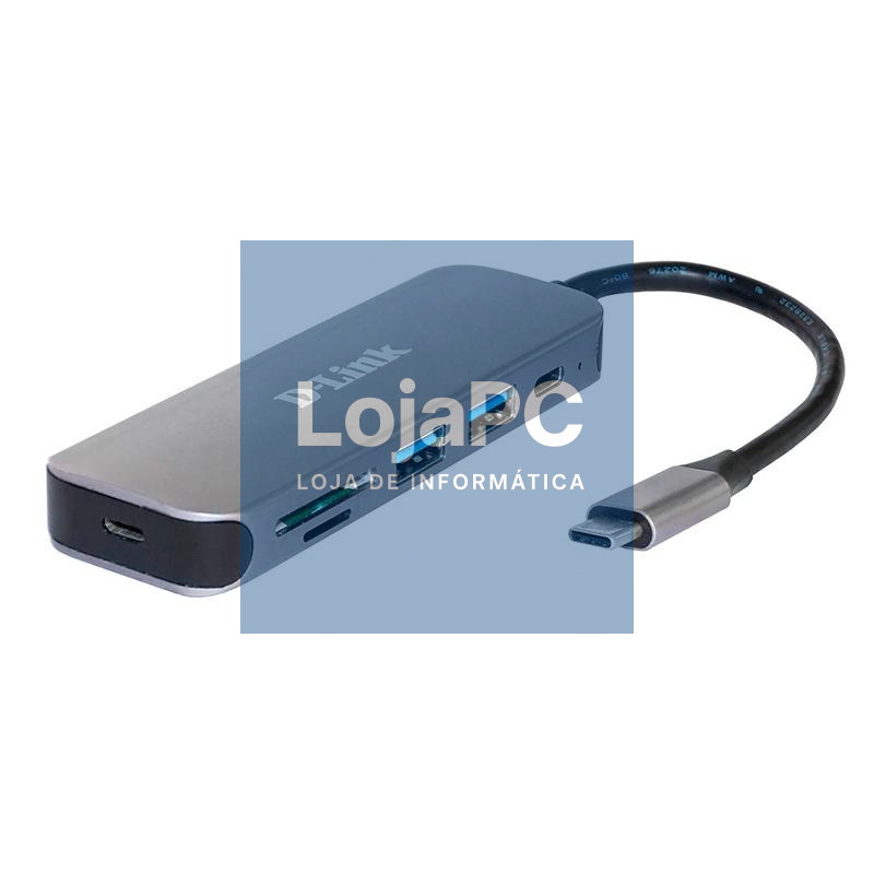 D-Link DUB-2325 5-in-1 USB-C Hub Card Reader — imagem 3