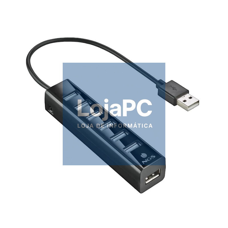 NGS Hub 7 puertos 2.0 con adap.corriente — imagem 3
