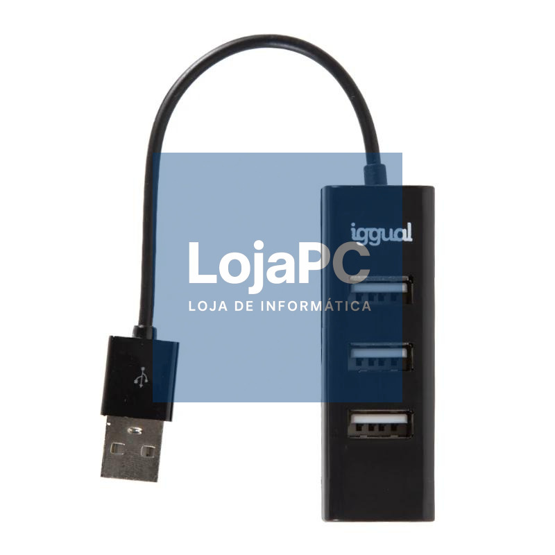 iggual Hub USB 2.0 x 4 puertos HUB-A-4p — imagem 3