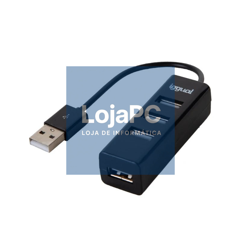 iggual Hub USB 2.0 x 4 puertos HUB-A-4p — imagem 2