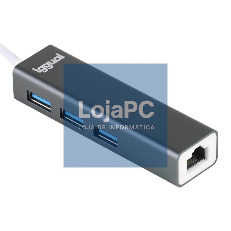 iggual Hub USB-A 3 puertos USB 3.0 + RJ45 Gigabit — imagem 5