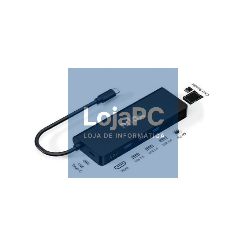 Nilox Dock Usb c 8 en 1 Negro — imagem 3