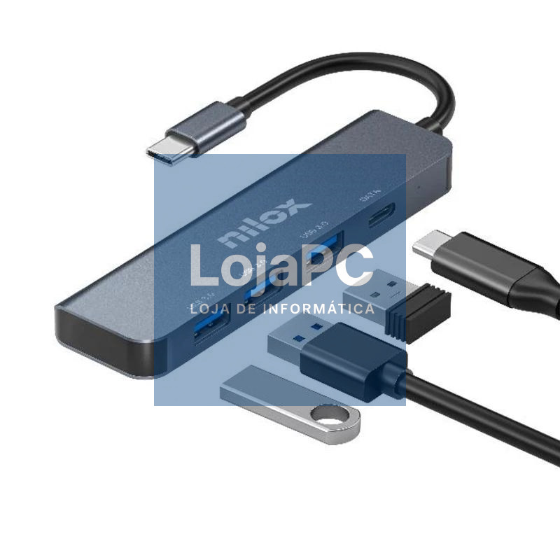 Nilox Hub USB C 3XUSB 3.0 1XUSBC