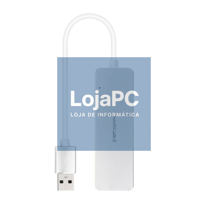 Nanocable Hub USB 3.0 4 x USB 3.0 10cm. Gris — imagem 5