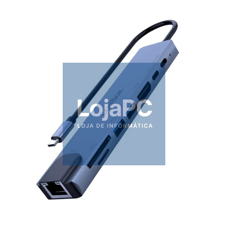 Coolbox M.DOCK C81 USB-C/1PD/2USB-A/HDMI/SD/MSD/RJ