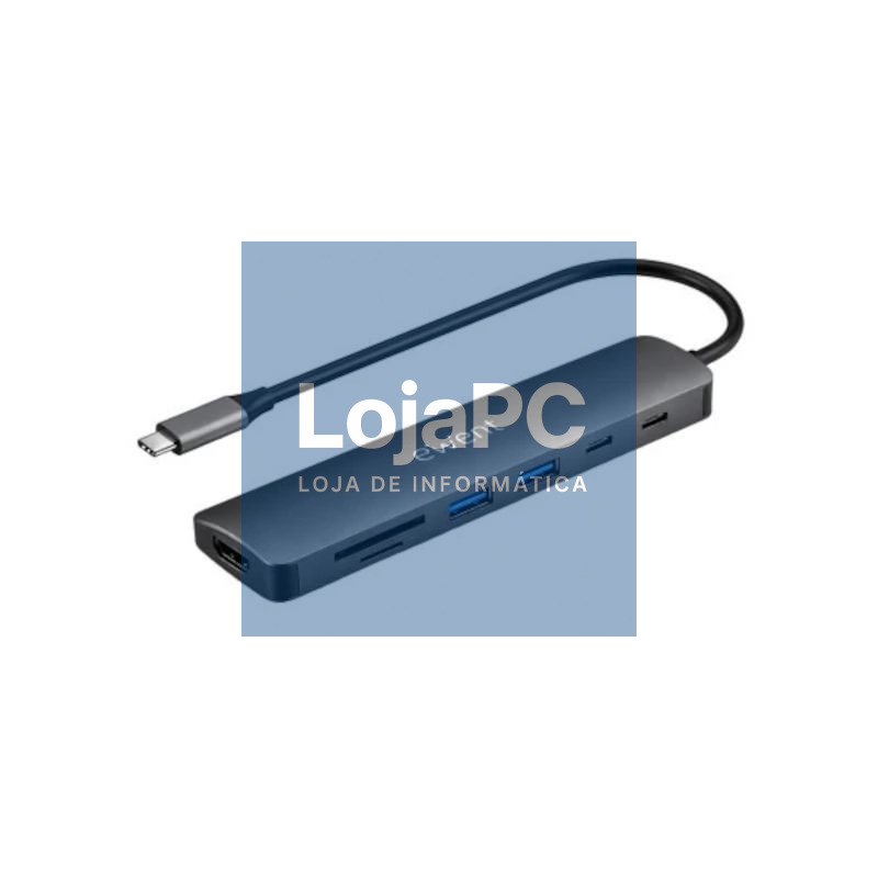 EWENT DOCKING MULTIPUERTO USB-C 7 en 1 HDMI 4K