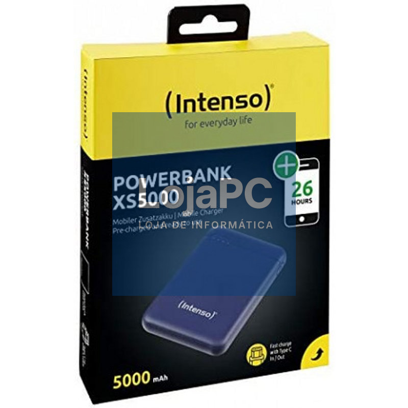Intenso PowerBank XS5000 Externa 5000mAh Azul — imagem 3