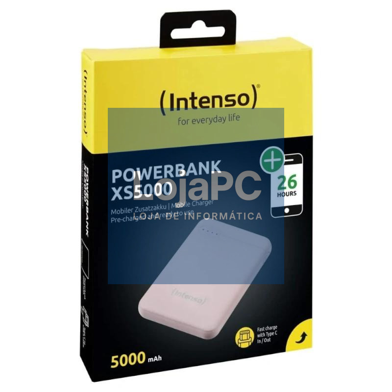 Intenso PowerBank XS5000 5000mAh Rosa — imagem 2