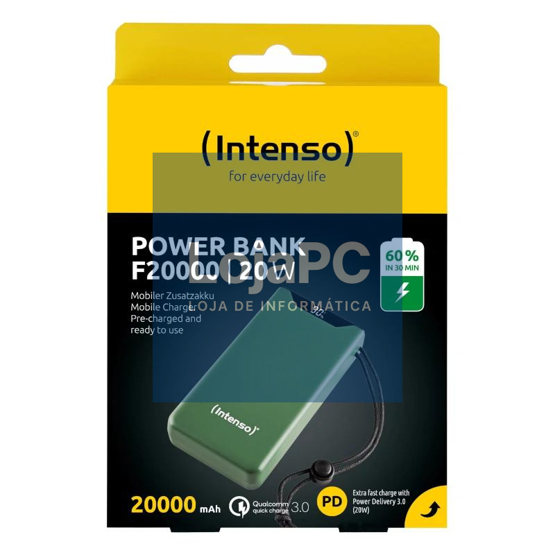 Intenso Powerbank F20000 20000 mAh Verde — imagem 2