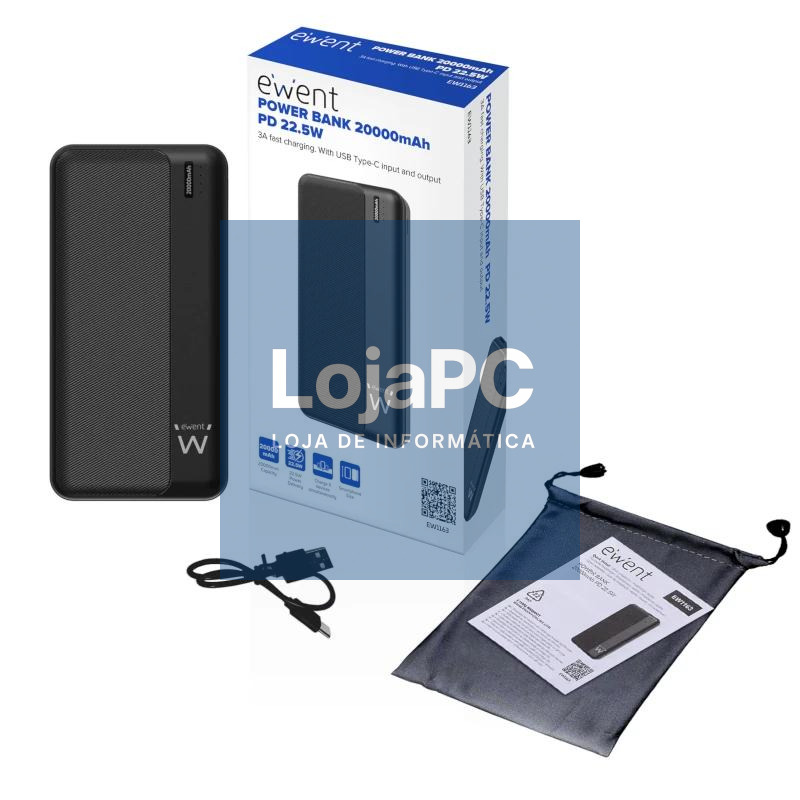 EWENT POWERBANK 20000mAh PD 22,5W — imagem 5