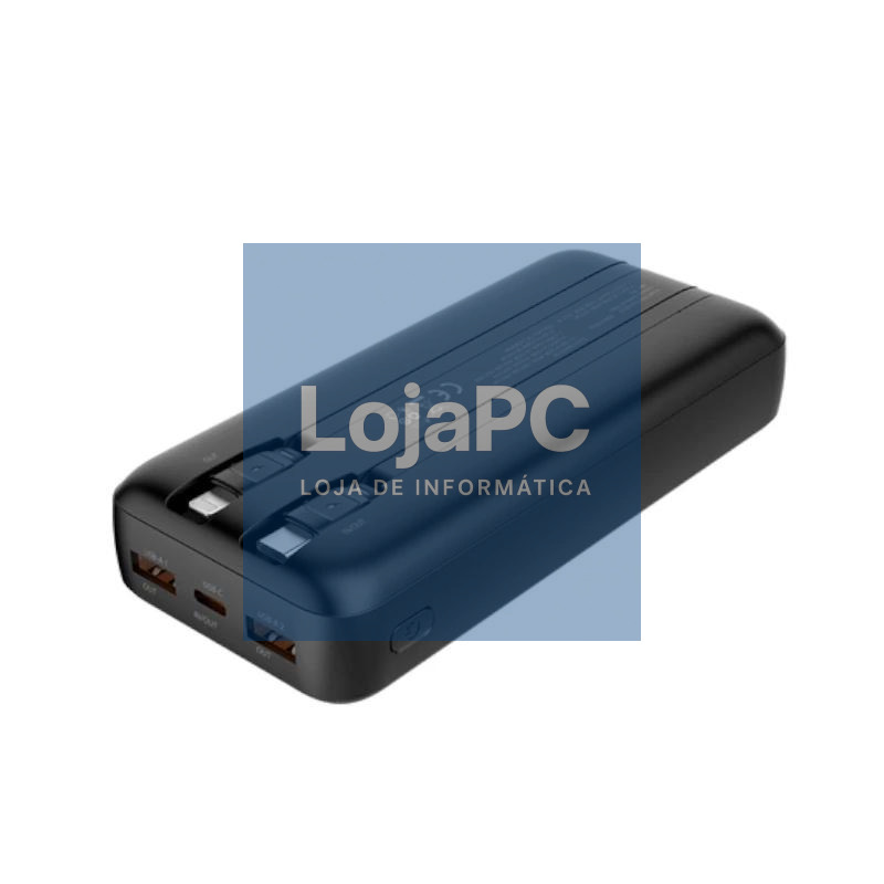 Coolbox PowerBank DP20 20000MAH LCD Negro Carg Ráp — imagem 3