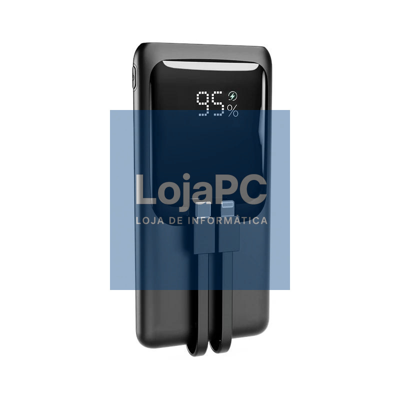 Gembird Powerbank con cables 20W 10000mAh