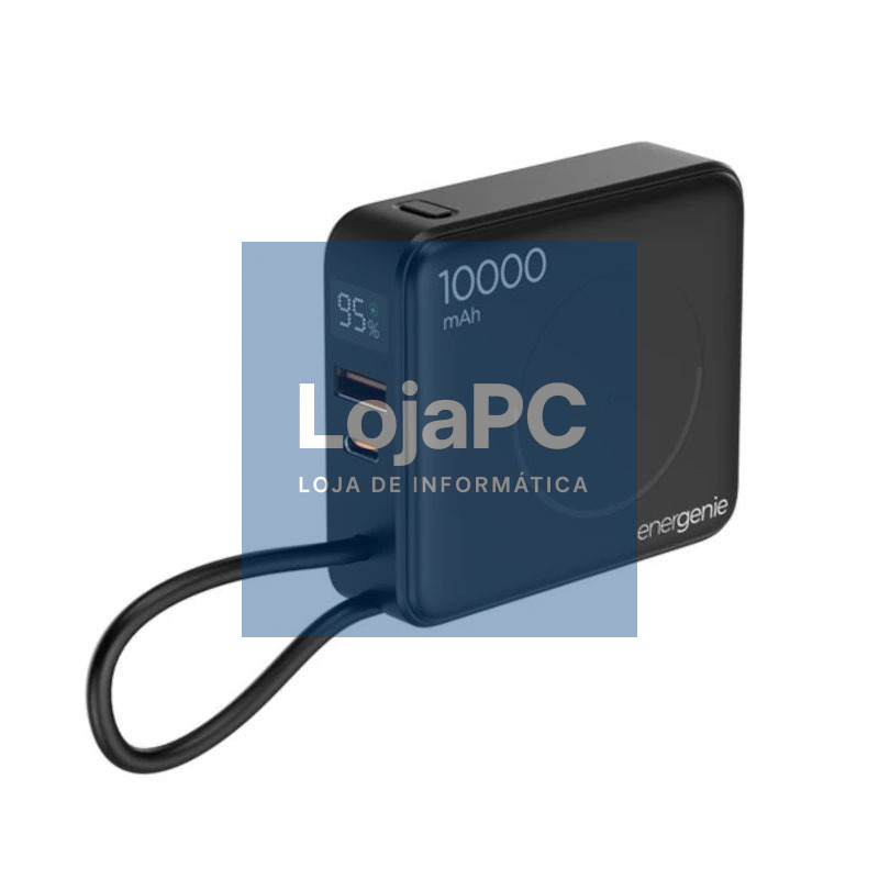 Gembird Powerbank inalámbrico 10000 mAh Negro