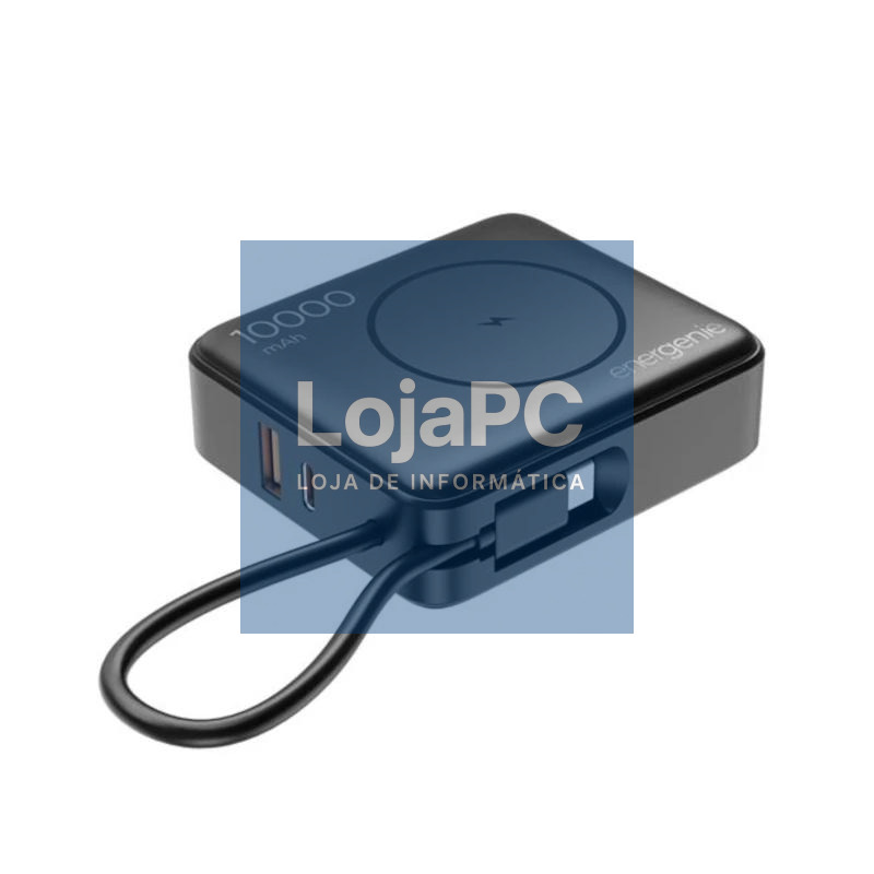 Gembird Powerbank inalámbrico 10000 mAh Negro — imagem 3