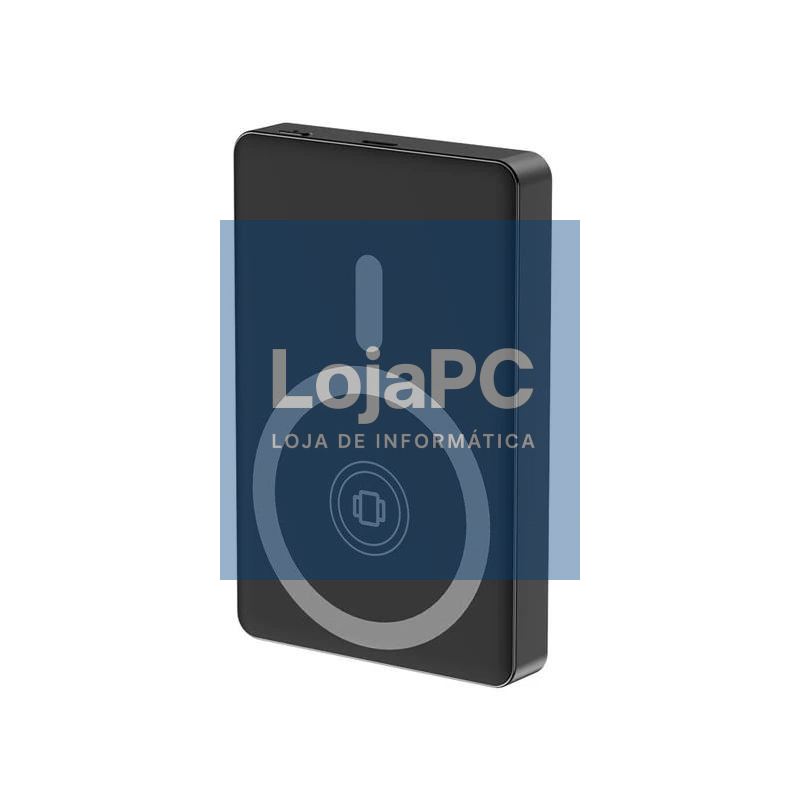 Gembird Powerbank wireless de 15 W LCD 10000 mAh