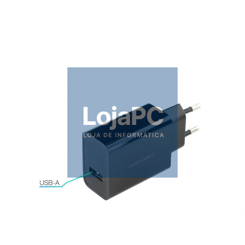 Nanocable Cargador 1 x USB 5V-2.1A Negro — imagem 2