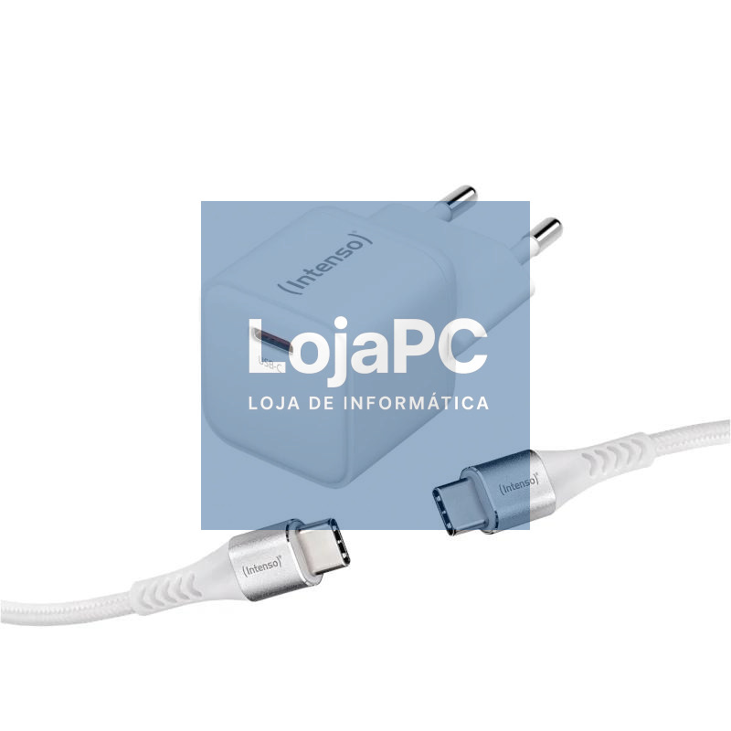 Intenso | KIT Cargador GaN W30C + Cable USB-C