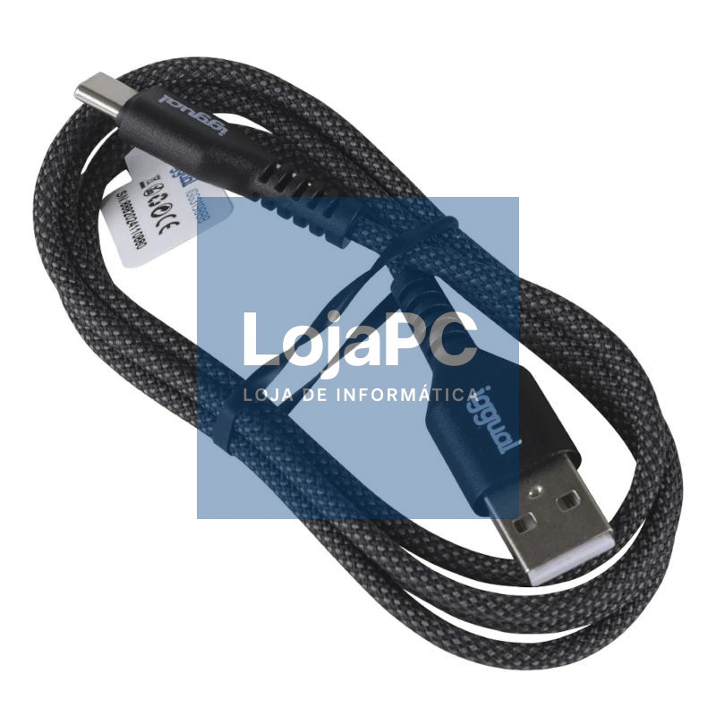 iggual Cable USB-A a tipo C 3A 100 cm trenzado — imagem 3