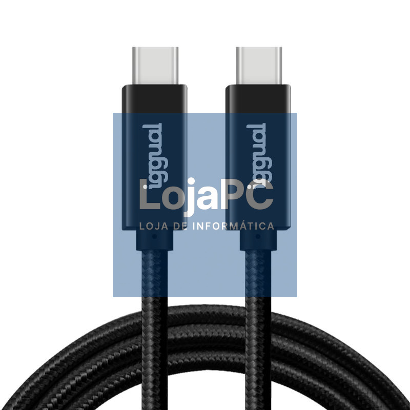 iggual Cable USB-C 3.2 Gen2x2 100W 5A 4K 1m nylon — imagem 3