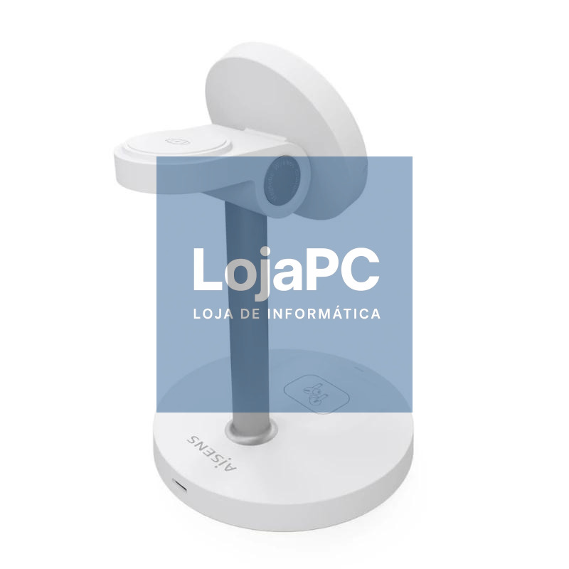 Aisens Cargador Inalámbrico USBC 15W 3 en 1 Blanco — imagem 5