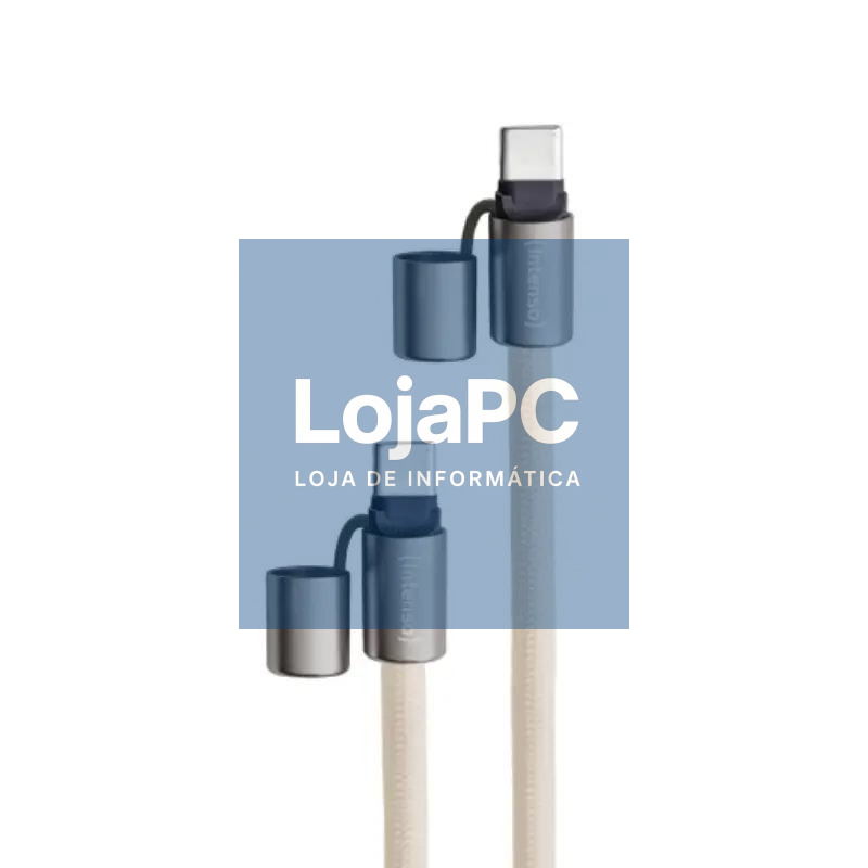 Intenso Lanyard Cable USB-C > C 1,65 m Beige — imagem 3