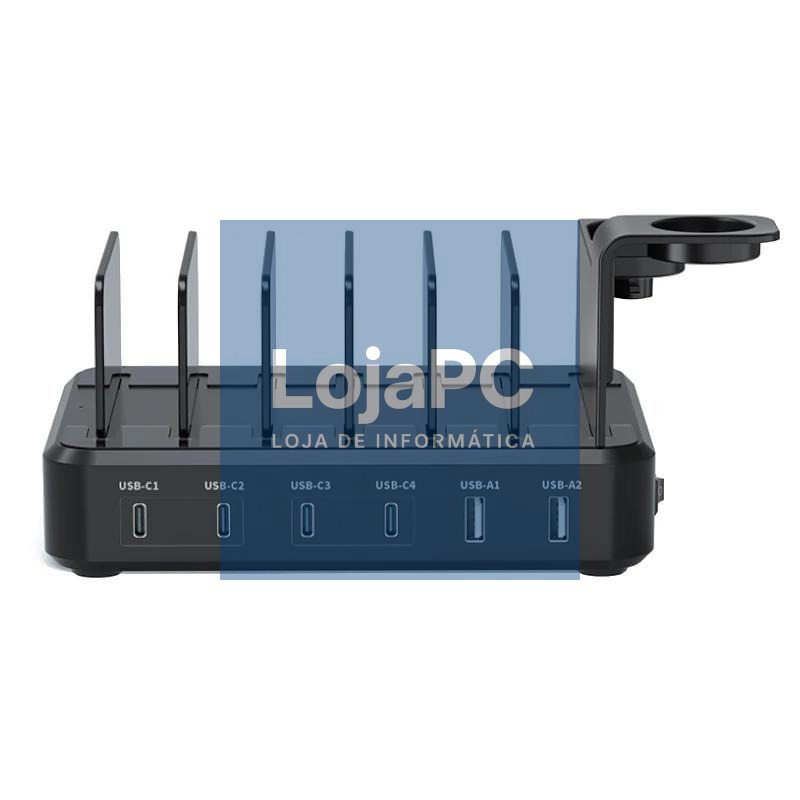 EWENT estación de carga 6 USB 130w Reloj-Auric — imagem 5