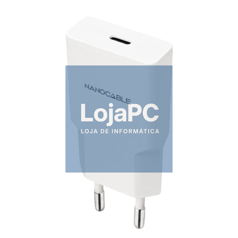 Nanocable Cargador USB-C/PD 20W Blanco