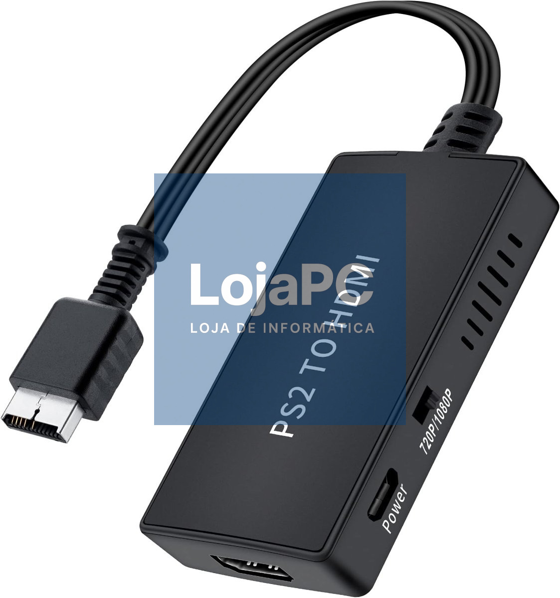 Conversor HDMI p/S-Video, c/ Audio