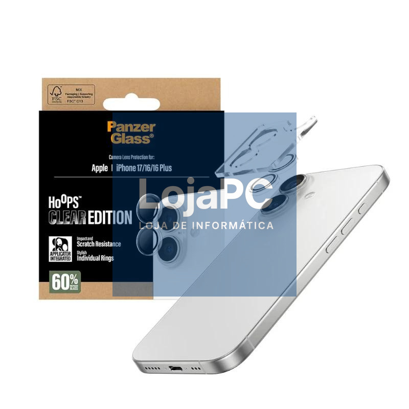 PanzerGlass Camera Protec. iPhone 17-16-16+ Transp — imagem 5