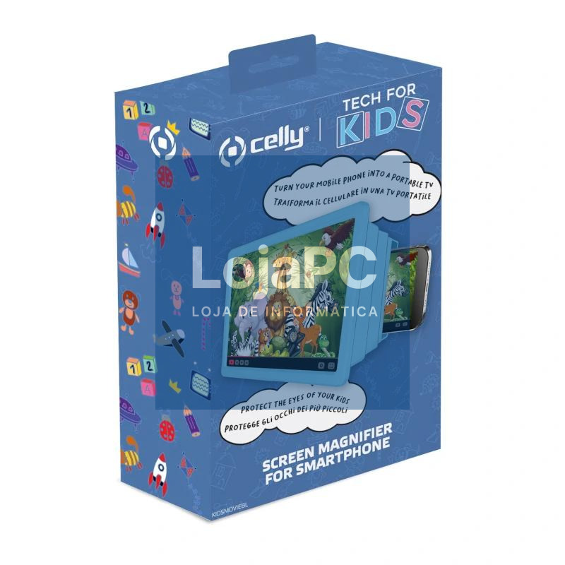 Celly amplificador de pantalla para niños Azul — imagem 5