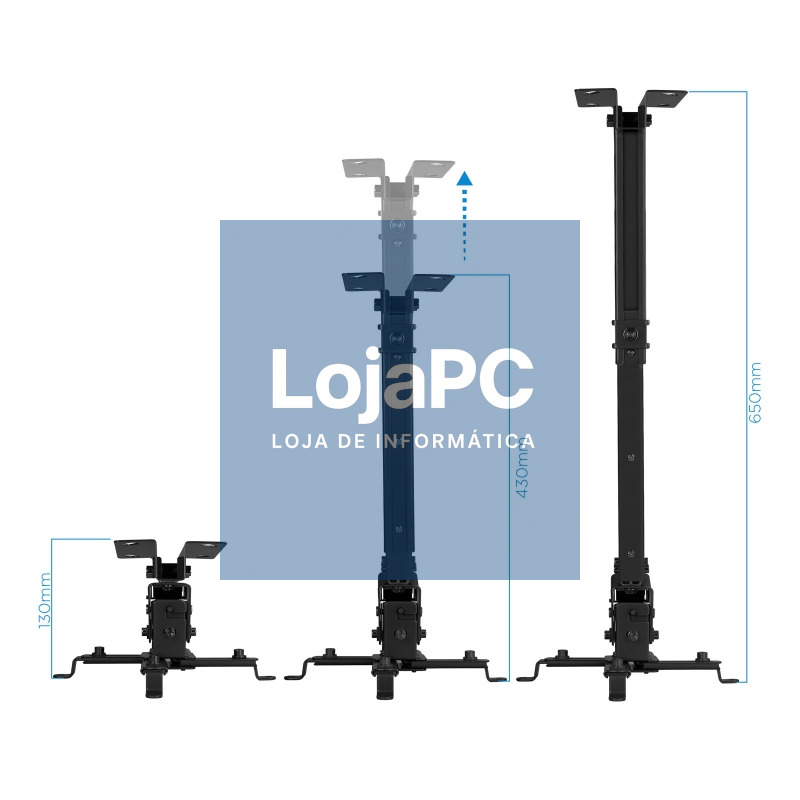 Tooq PJ2012T-B Soporte Proy Univ /Techo Incli N — imagem 2