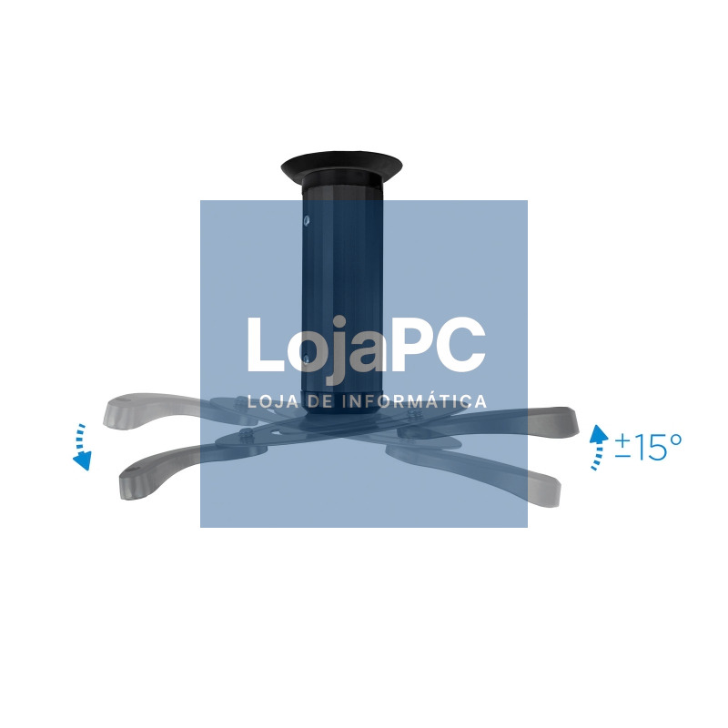 Tooq PJ1010TN-B Soporte Proy. Techo girat/incli N — imagem 5