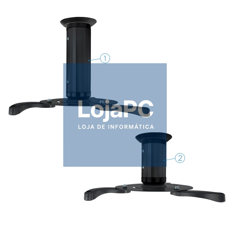 Tooq PJ1010TN-B Soporte Proy. Techo girat/incli N — imagem 3