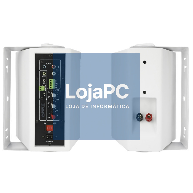Tooq TQOWS-01W Altavoces Pared Pizarra Dig.2x30W — imagem 2